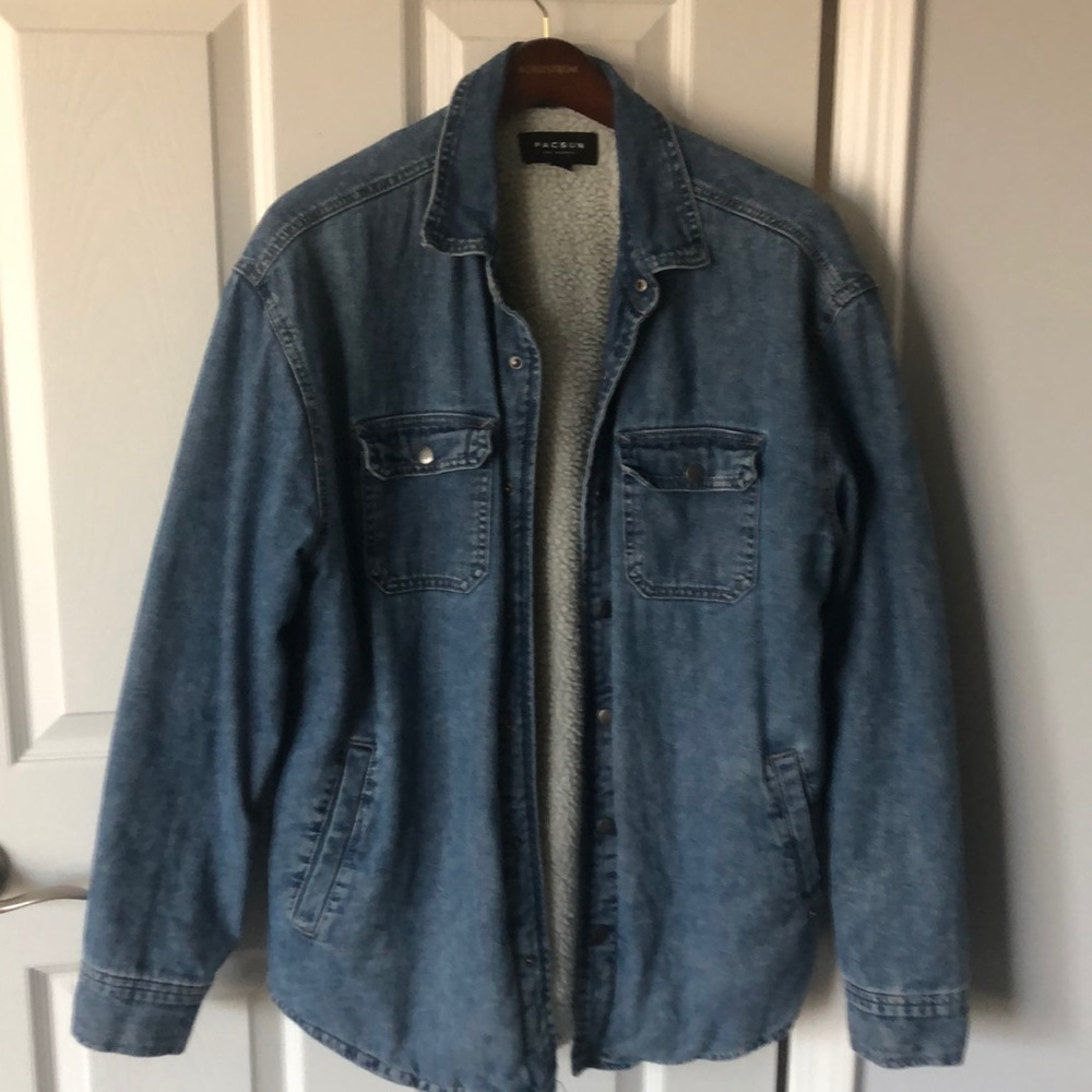 PacSun Denim Jacket (sherpa lined)